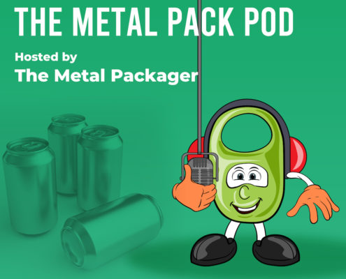 Front cover for the metal pack podcast